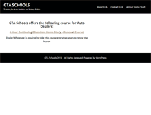 Tablet Screenshot of gtaschools.com